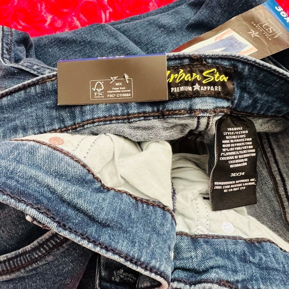 Urban Star Men's Stretch Jean  New Size 36x34 - Picture 5 of 10